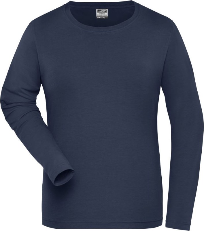 Daiber JN 1803 Dámské pracovní elast. tričko - Solid 02.1803 navy