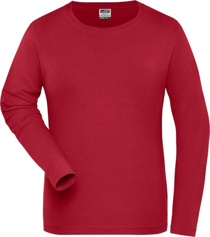 Daiber JN 1803 Dámské pracovní elast. tričko - Solid 02.1803 red