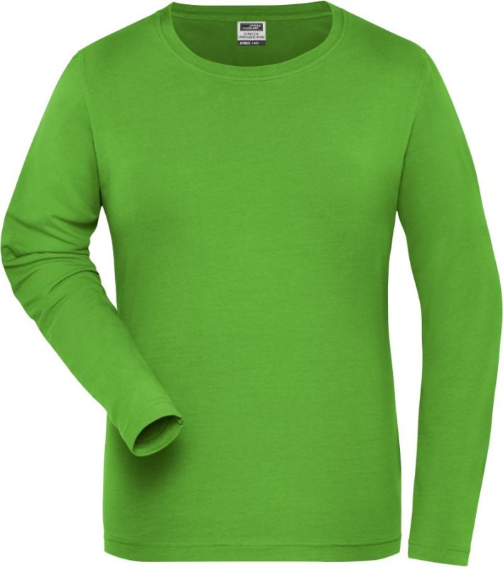 Daiber JN 1803 Dámské pracovní elast. tričko - Solid 02.1803 lime green