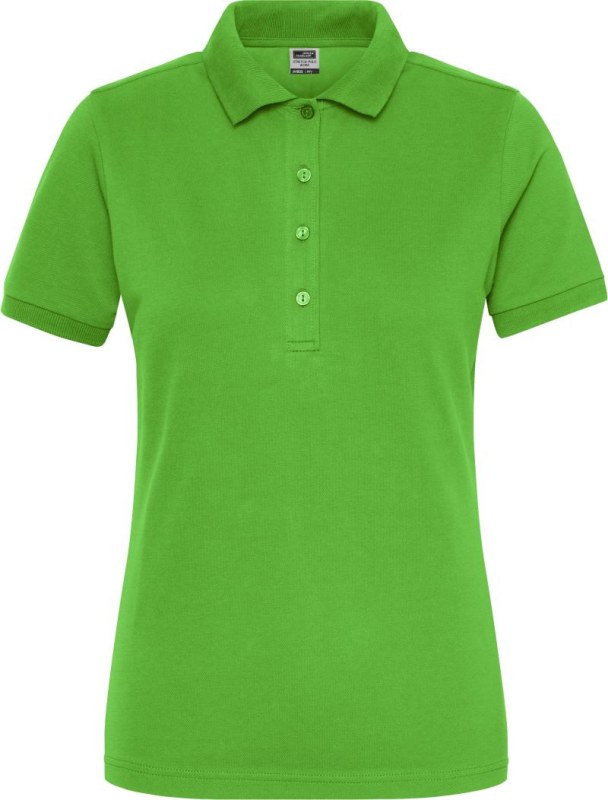 Daiber JN 1805 Dámské pracovní elastické bio polo - Solid 02.1805 lime green
