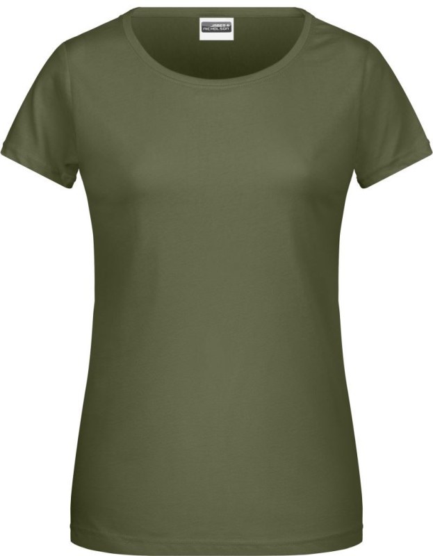 Daiber 8007 Dámské tričko z bio bavlny 02.8007 olive