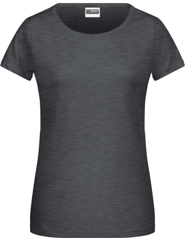 Daiber 8007 Dámské tričko z bio bavlny 02.8007 black heather