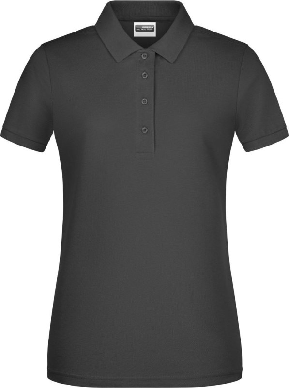 Daiber 8009 Dámské piqué polo z&nbsp;bio bavlny 02.8009 black - Dámské oblečení trika