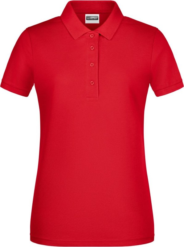 Daiber 8009 Dámské piqué polo z bio bavlny 02.8009 red