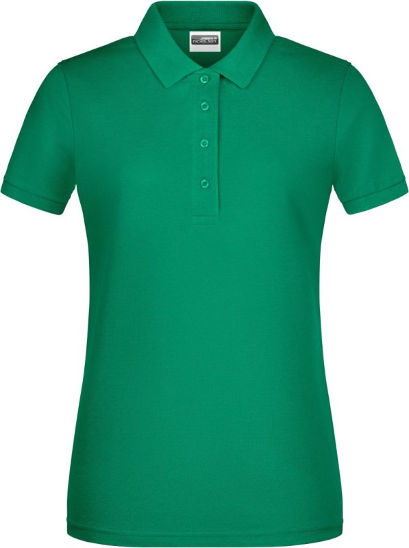 Daiber 8009 Dámské piqué polo z&nbsp;bio bavlny 02.8009 irish green - Dámské oblečení trika
