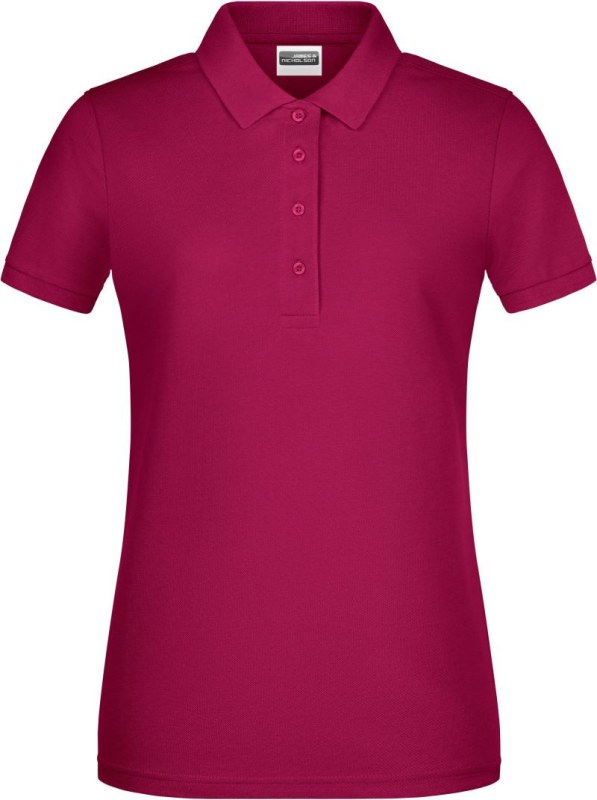 Daiber 8009 Dámské piqué polo z bio bavlny 02.8009 wine