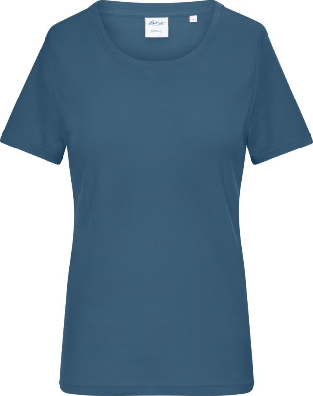 Daiber 8039 Dámské bio tričko s jemným žebrováním 02.8039 dusty blue