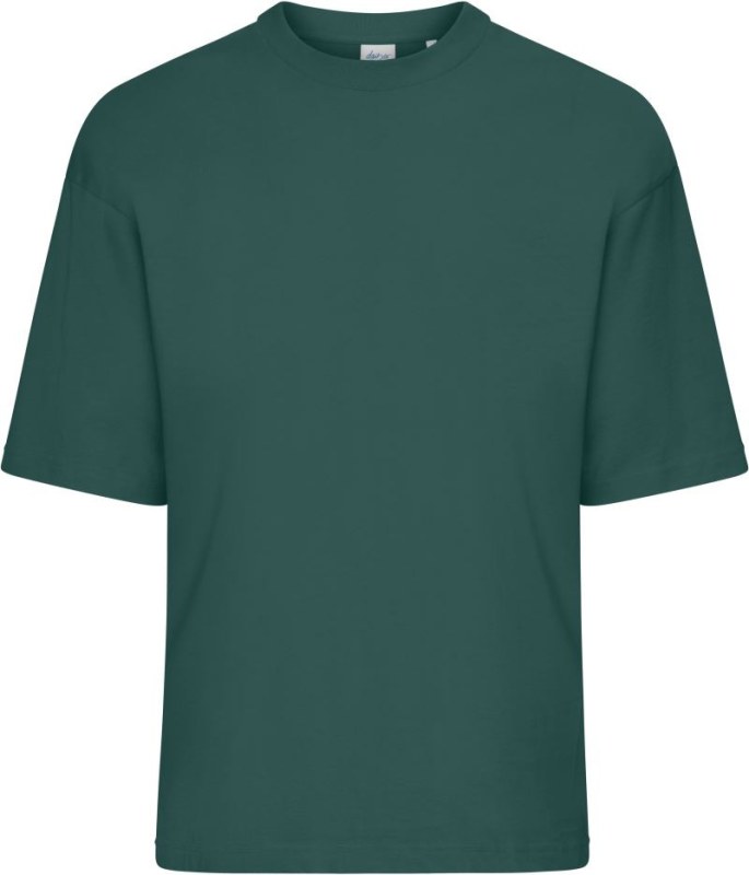 Daiber 8041 Těžké bio oversize tričko 02.8041 smoky green