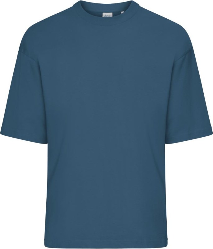Daiber 8041 Těžké bio oversize tričko 02.8041 dusty blue