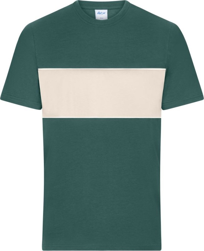 Daiber 8049 Tričko z&nbsp;bio bavlny "Colour-Block" 02.8049 smoky green/sandstone - Dámské oblečení trika