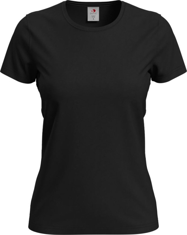 Stedman Comfort T Women Dámské tričko z těžké bavlny 05.2160 black opal