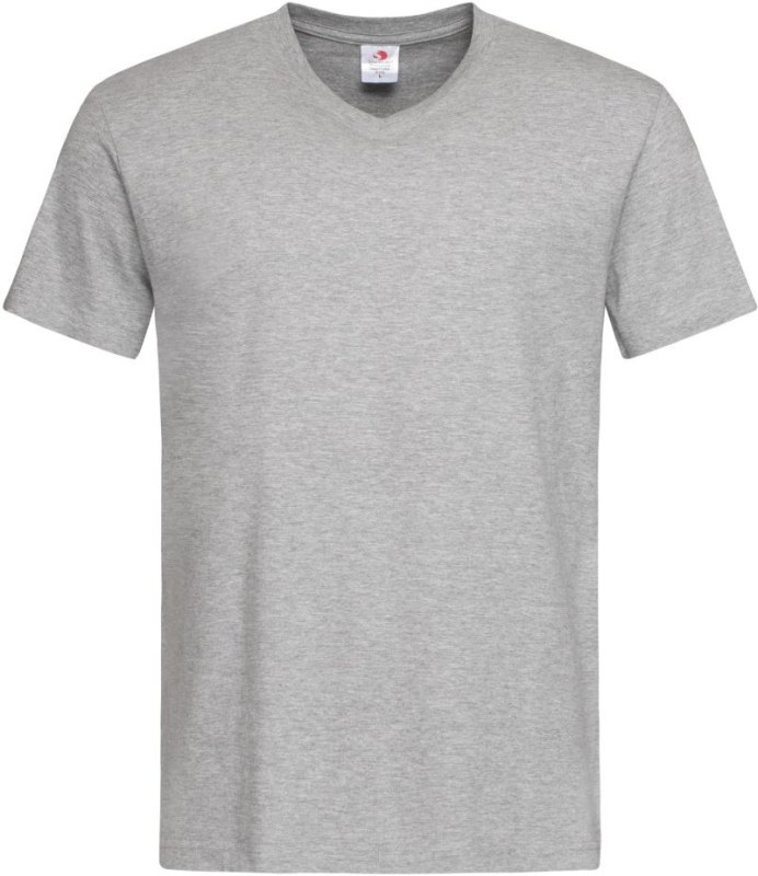 Stedman Classic-T V-neck Tričko s výstřihem do V 05.2300 grey heather