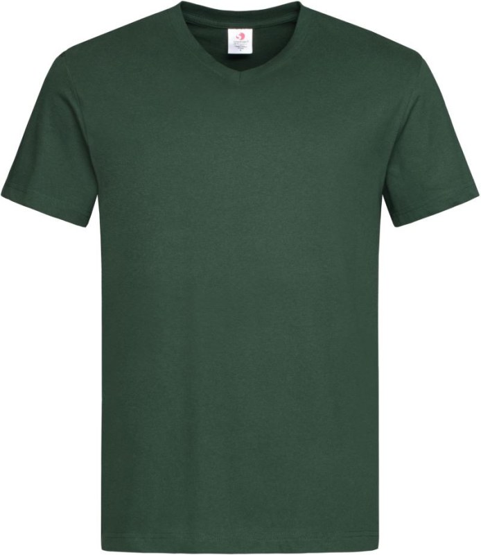 Stedman Classic-T V-neck Tričko s výstřihem do V 05.2300 bottle green