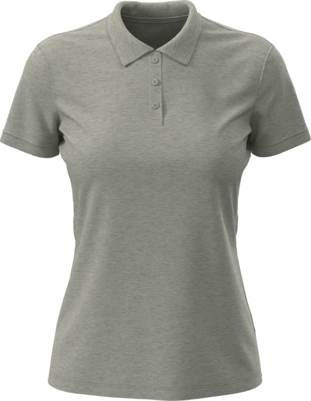 Stedman Lux Polo Women Dámské piqué polo "Lux" 05.9160 grey heather - Dámské oblečení trika