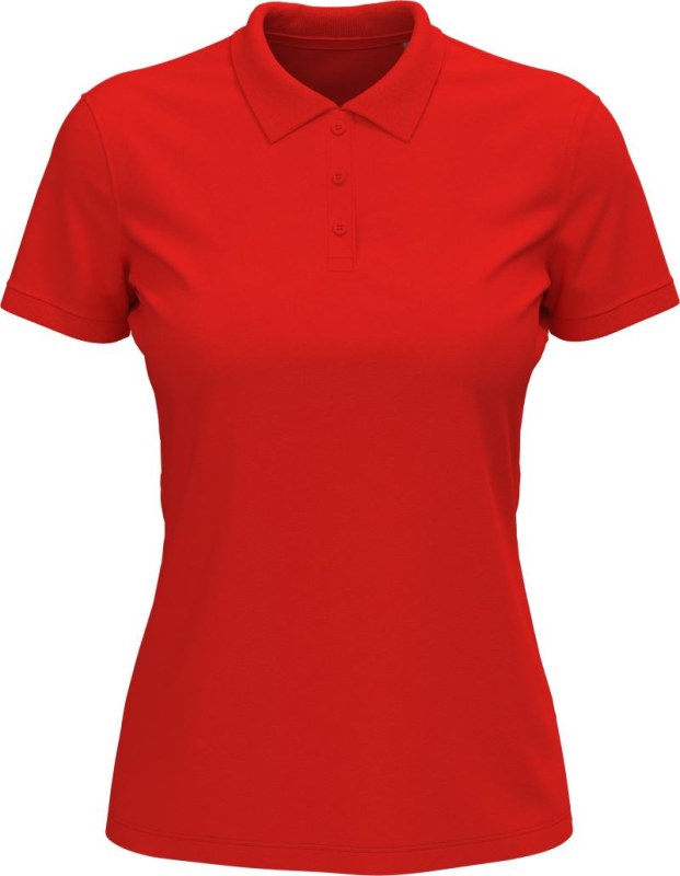 Stedman Lux Polo Women Dámské piqué polo "Lux" 05.9160 scarlet red
