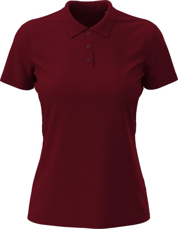 Stedman Lux Polo Women Dámské piqué polo "Lux" 05.9160 bordeaux