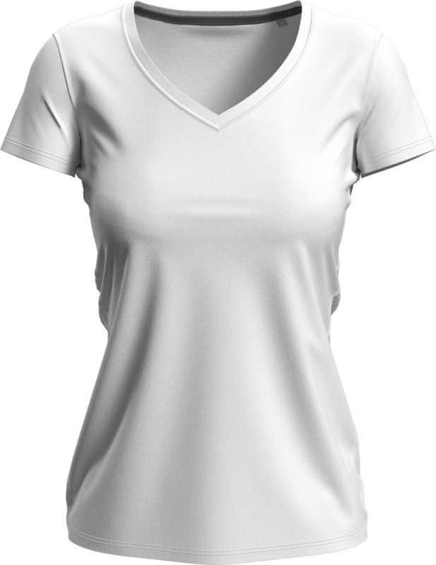 Stedman Stretch-T V-neck Women Dámské tričko s výstřihem do V 05.9710 white