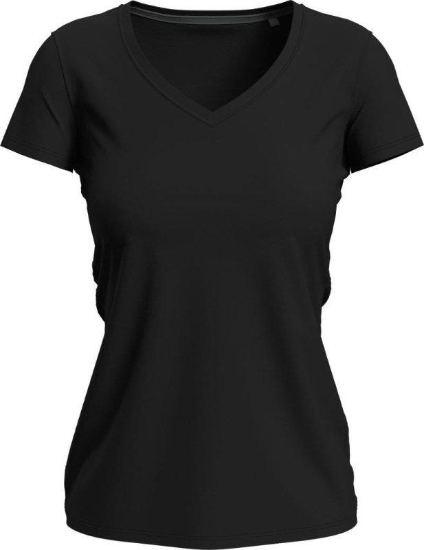 Stedman Stretch-T V-neck Women Dámské tričko s výstřihem do V 05.9710 black opal