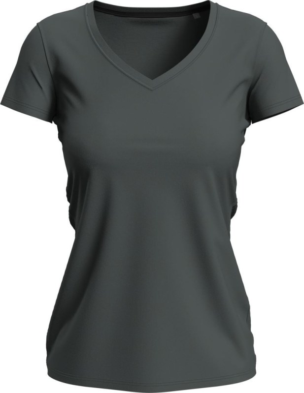 Stedman Stretch-T V-neck Women Dámské tričko s výstřihem do V 05.9710 slate grey