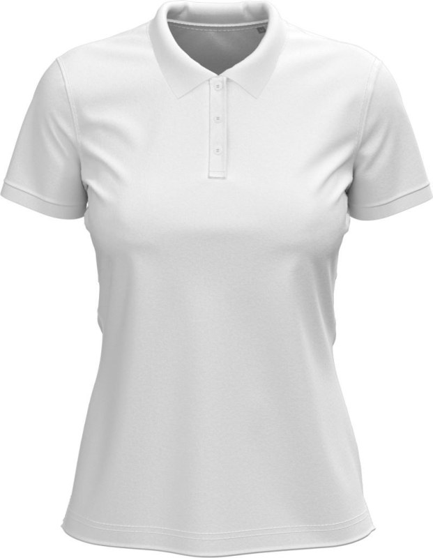 Stedman Stretch Polo Women Dámské elastické piqué polo z těžké bavlny 05.9740 white