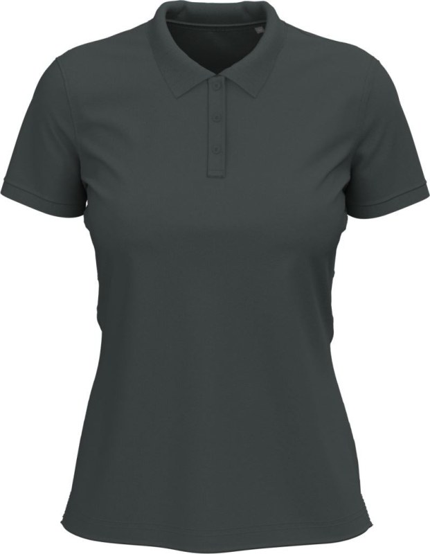 Stedman Stretch Polo Women Dámské elastické piqué polo z těžké bavlny 05.9740 slate grey
