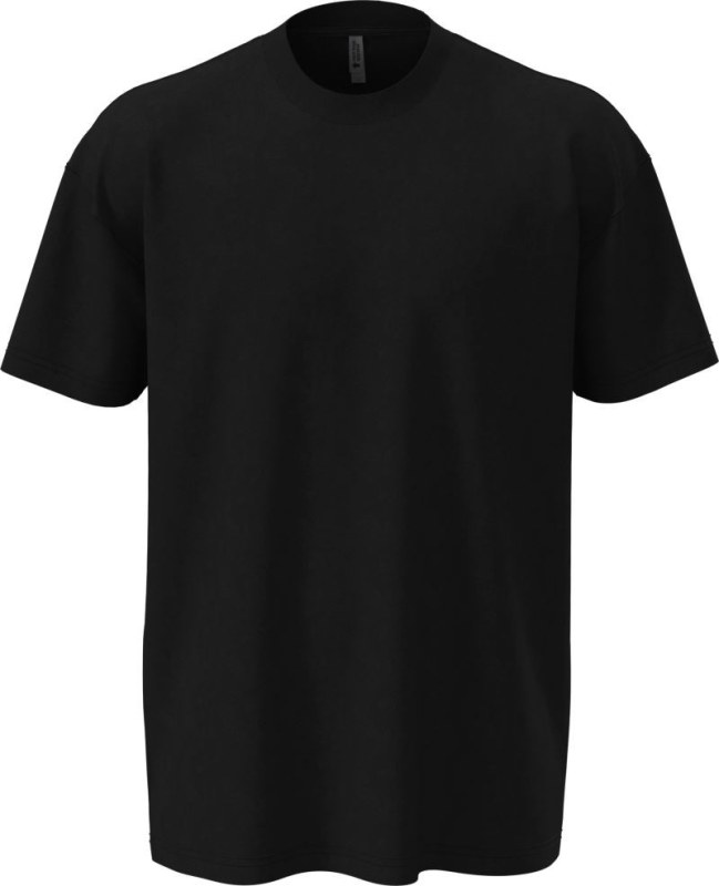 Next Level Apparel N 7200 Unisex oversize tričko z&nbsp;těžké bavlny 08.7200 black - Dámské oblečení trika