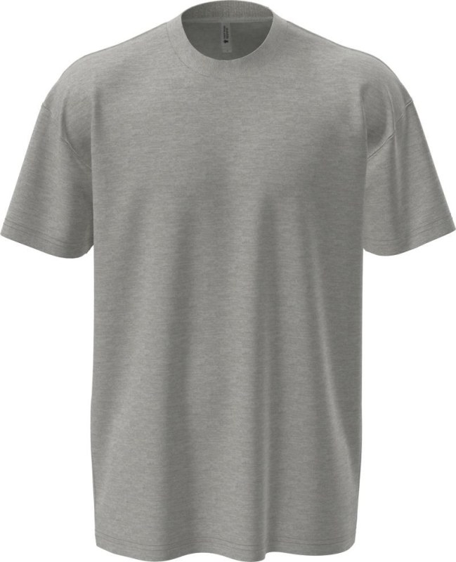 Next Level Apparel N 7200 Unisex oversize tričko z těžké bavlny 08.7200 heather grey