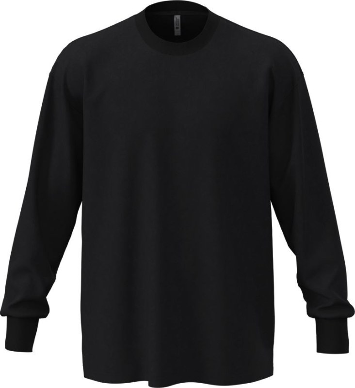 Next Level Apparel N 7211 Těžké oversize tričko s&nbsp;dlouhým rukávem 08.7211 black - Dámské oblečení trika