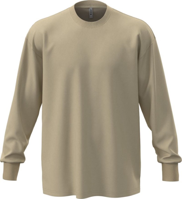 Next Level Apparel N 7211 Těžké oversize tričko s&nbsp;dlouhým rukávem 08.7211 tan - Dámské oblečení trika