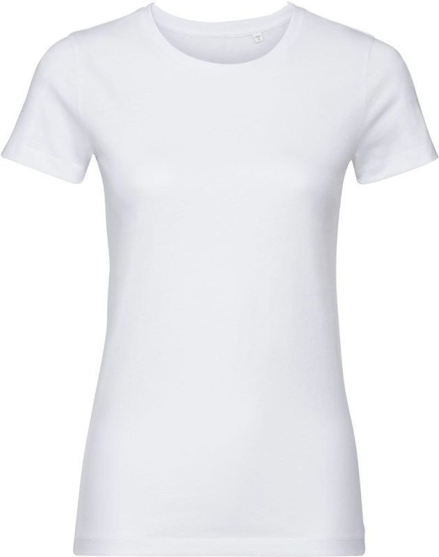 Russell Athletic 108F Dámské tričko Pure Organic 10.108F white
