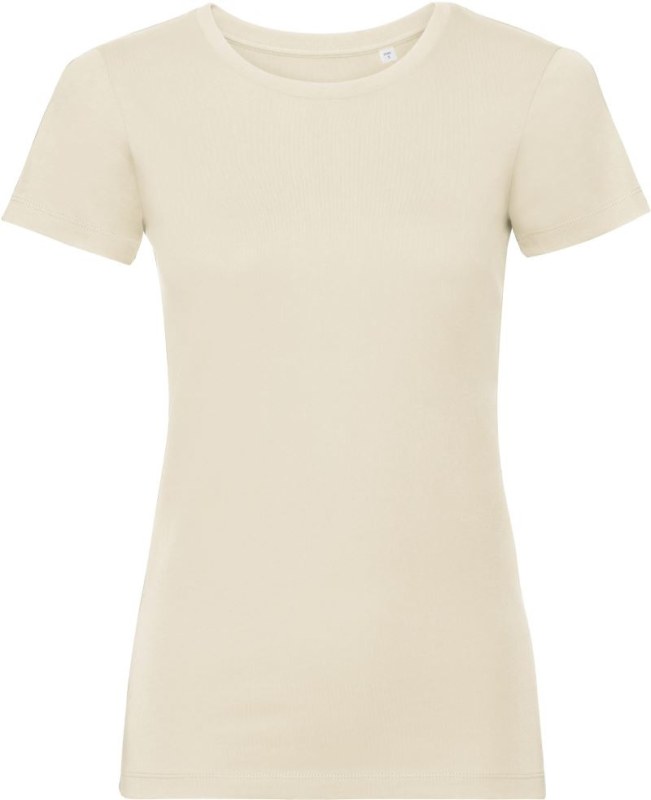 Russell Athletic 108F Dámské tričko Pure Organic 10.108F natural