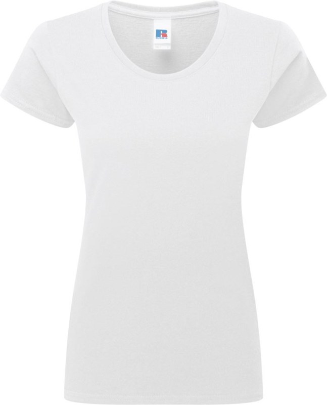Russell Athletic 180F Dámské tričko z těžké bavlny "Authentic" 10.180F white