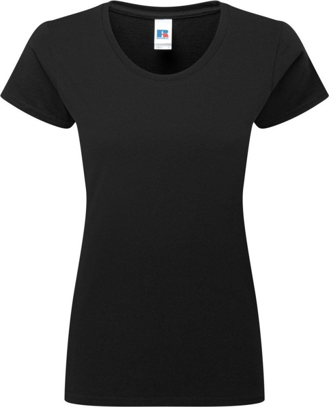 Russell Athletic 180F Dámské tričko z&nbsp;těžké bavlny "Authentic" 10.180F black - Dámské oblečení trika