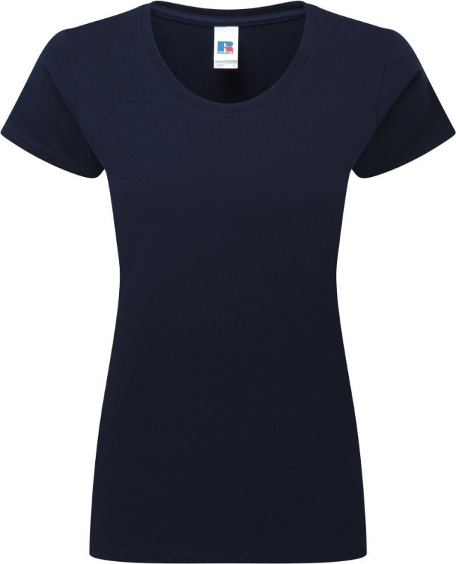 Russell Athletic 180F Dámské tričko z těžké bavlny "Authentic" 10.180F french navy