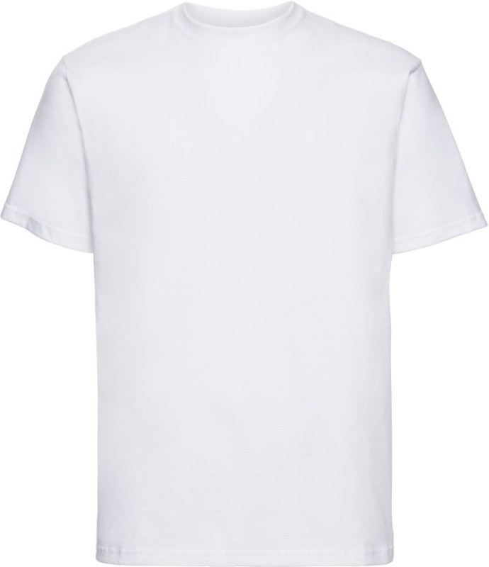 Russell Athletic 180M Tričko z&nbsp;těžké bavlny "Authentic" 10.180M white - Dámské oblečení trika