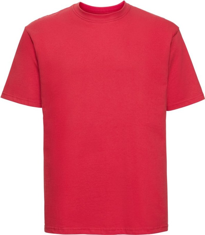 Russell Athletic 180M Tričko z těžké bavlny "Authentic" 10.180M bright red
