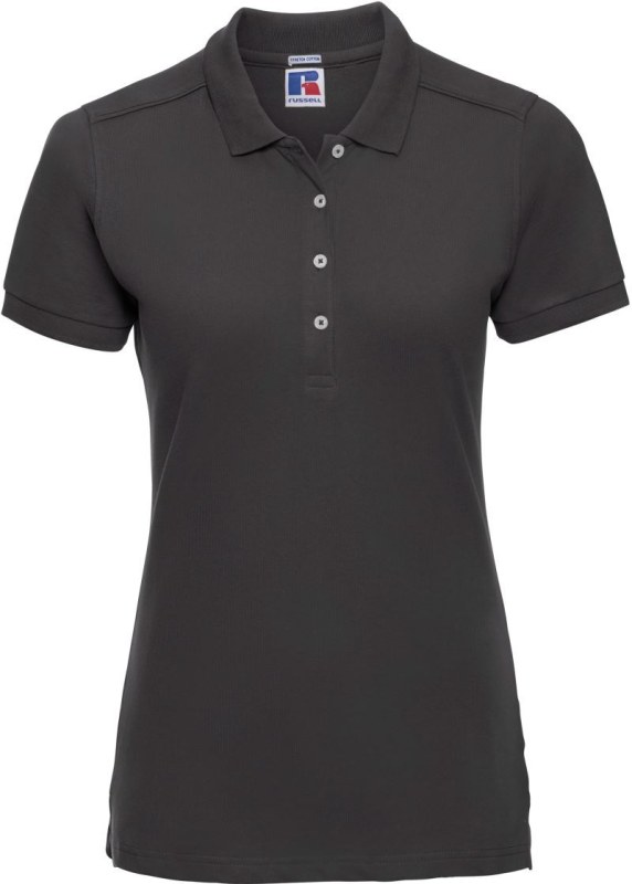 Russell Athletic 566F Dámské elastické piqué polo 10.566F black