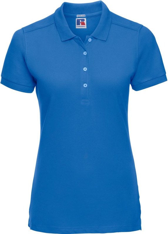 Russell Athletic 566F Dámské elastické piqué polo 10.566F azure blue