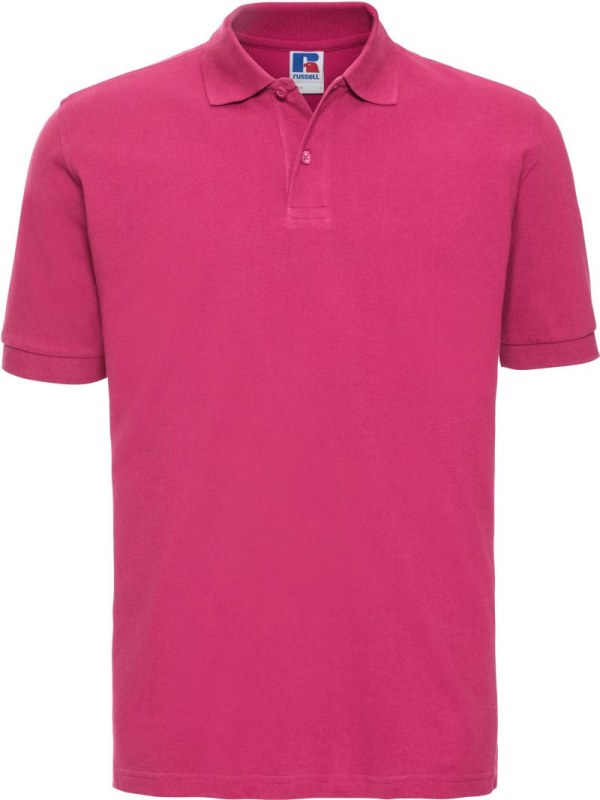 Russell Athletic 569M Piqué polo 10.569M fuchsia - Dámské oblečení trika