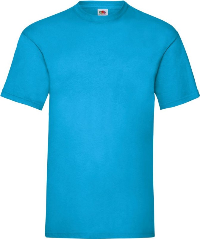 Fruit of the Loom Valueweight T Tričko 16.1036 azure blue - Dámské oblečení trika