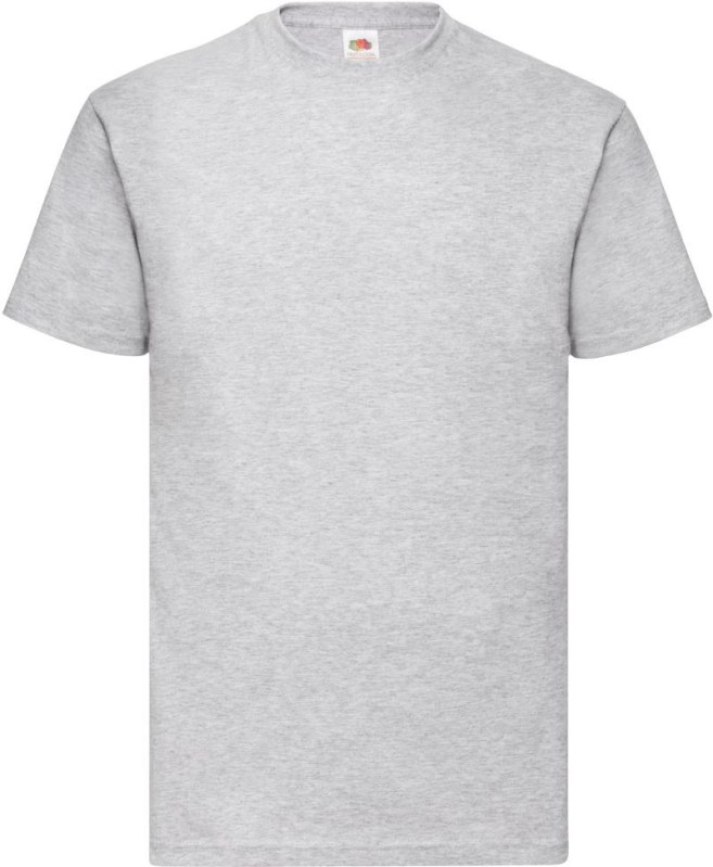 Fruit of the Loom Valueweight T Tričko 16.1036 heather grey