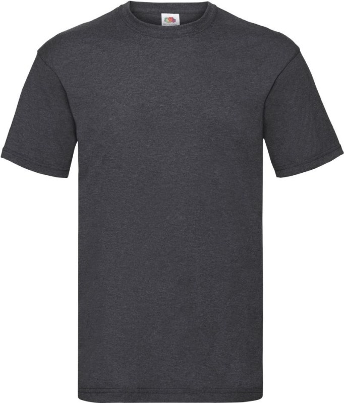 Fruit of the Loom Valueweight T Tričko 16.1036 dark heather grey