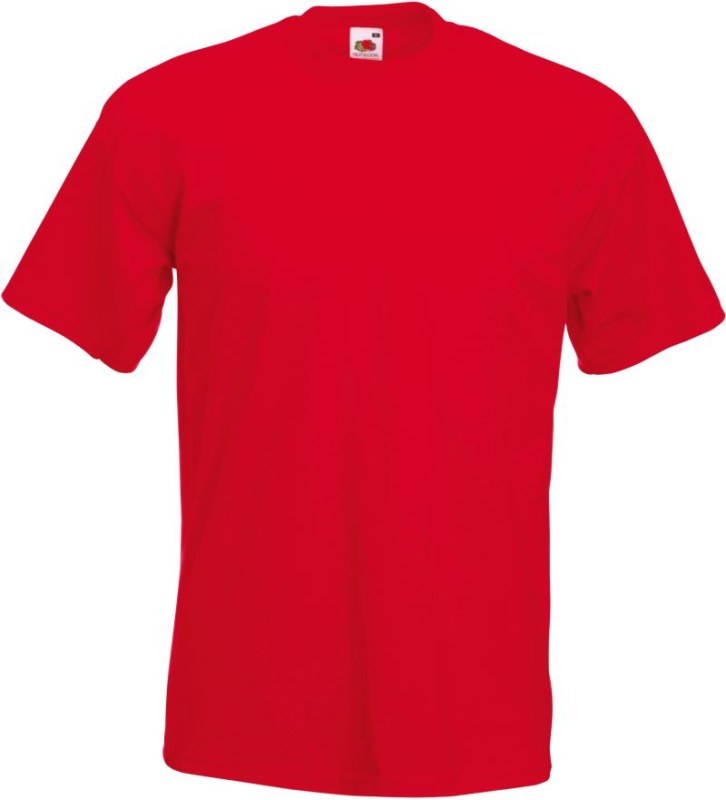 Fruit of the Loom Super Premium T Tričko 16.1044 red
