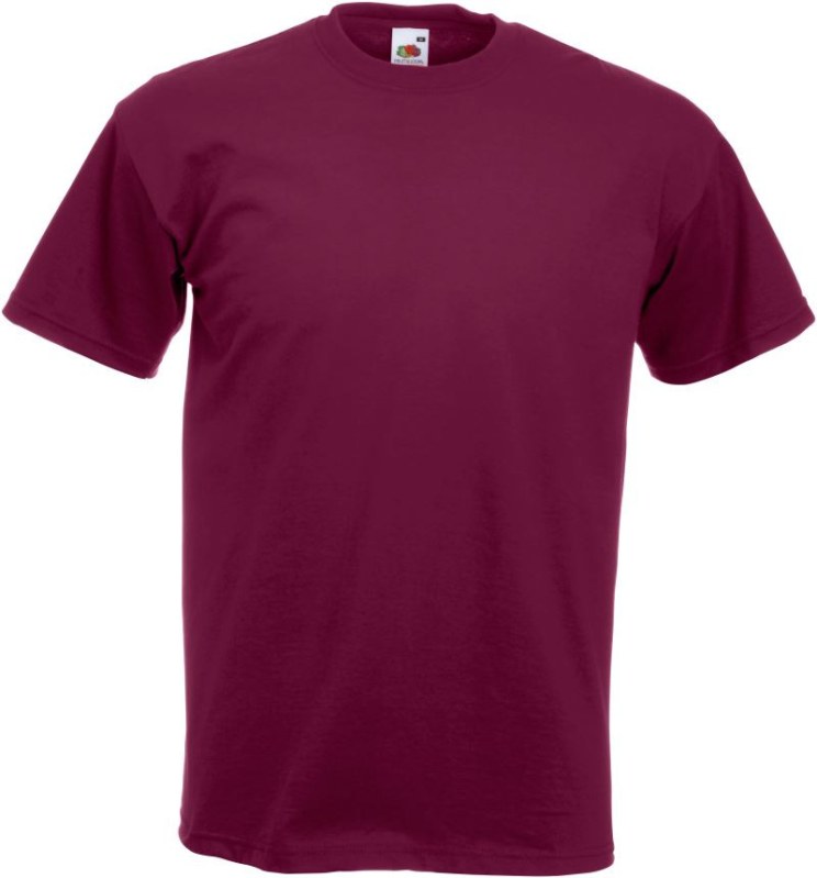 Fruit of the Loom Super Premium T Tričko 16.1044 burgundy - Dámské oblečení trika