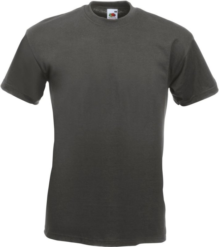 Fruit of the Loom Super Premium T Tričko 16.1044 light graphite