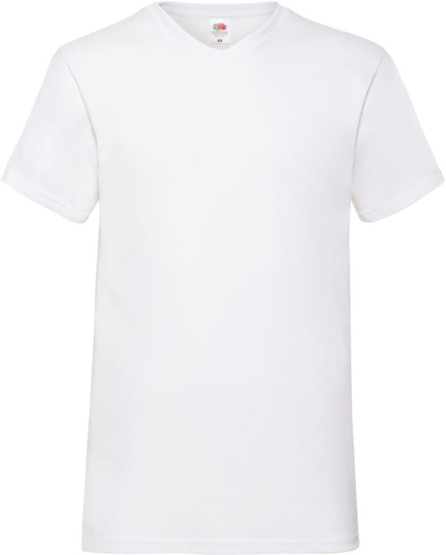 Fruit of the Loom Valueweight V-Neck T Tričko s výstřihem do V 16.1066 white