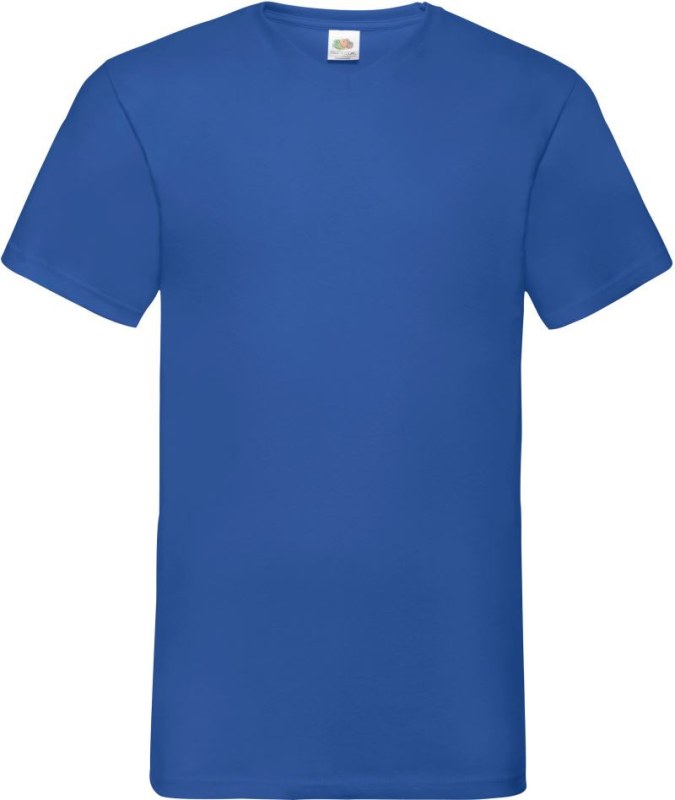 Fruit of the Loom Valueweight V-Neck T Tričko s výstřihem do V 16.1066 royal blue