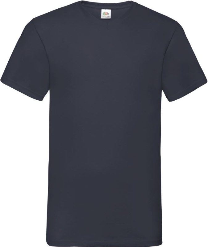 Fruit of the Loom Valueweight V-Neck T Tričko s výstřihem do V 16.1066 deep navy
