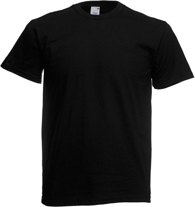 Fruit of the Loom Original T Tričko 16.1082 black - Dámské oblečení trika