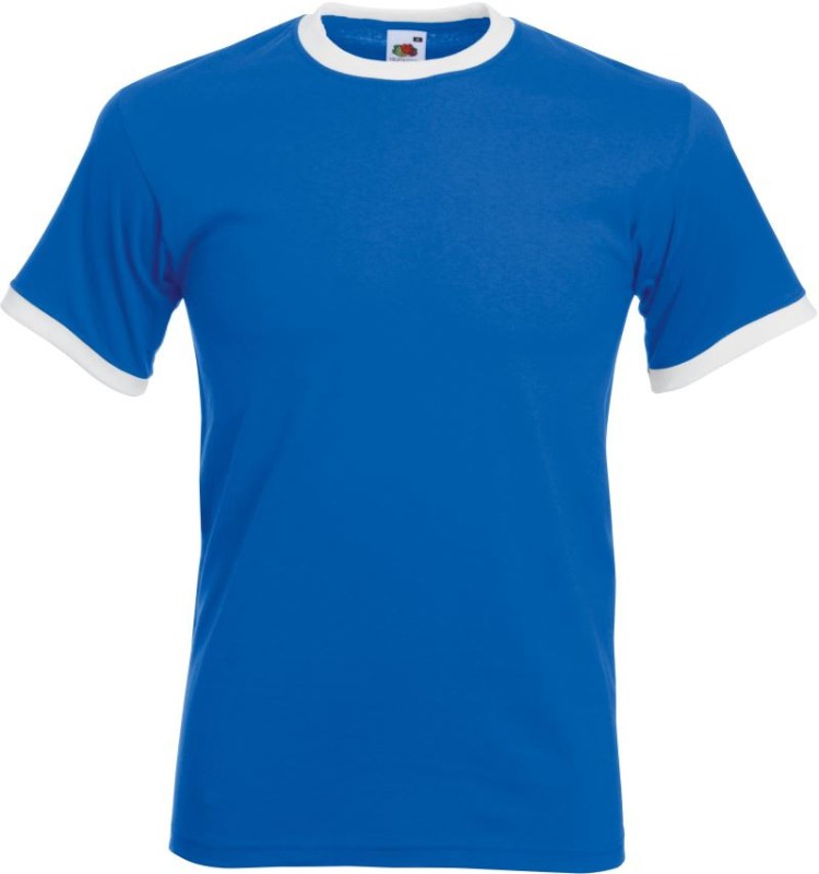 Fruit of the Loom Ringer T Racerback tričko 16.1168 royal blue/white